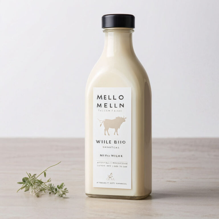 wellhealthorganic buffalo milk tag